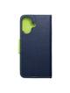 Kabura do IPHONE 16 Fancy Book granatowo limonkowy