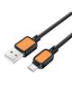 Kabel USB A do Micro USB Hoco 2,4A 1 m X108 czarny