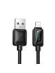 Kabel USB A do Lightning Hoco 2,4A 1,2 m z LCD U146 czarny