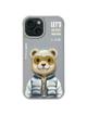 NIMMY futerał COOL&CUTE 2.0 Bear do IPHONE 15 szary