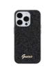 GUESS futerał do IPHONE 15 Pro GUHCP15LPMSDGSK (Disco Script Metal) czarny