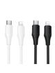 Kabel USB C do Lightning Hoco 27W silikonowy 1 m X124 czarny