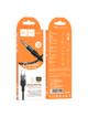 Kabel AUX Jack 3,5 mm do USB C Hoco 1,2 m UPA27 czarny