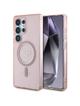 GUESS futerał do SAMSUNG S25 Ultra GUHMS25LHFGEREP (Magnetic IML Glitter Circle) różowy