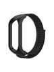 Pasek nylonowy do XIAOMI Mi Band 5 / 6 / 7 czarny (05)