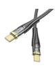 Kabel USB C do USB C Hoco 3A 60W 1,2 m U121 czarny