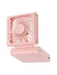 Wentylator / wiatrak przenośny składany F10 różowy