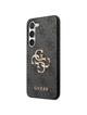 GUESS futerał do SAMSUNG S24 Plus GUHCS24M4GMGGR (Leather 4G Metal Logo) czarny