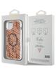 GUESS futerał do IPHONE 15 kompatybilny z MagSafe GUHMP15SHGCUSTGW (IML GCUBE) brązowy