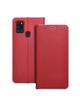 Kabura LUNA Book Carbon do SAMSUNG A21s czerwony