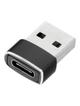 Adapter Typ C (żeński) do USB A (męski) czarny
