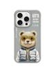 NIMMY futerał COOL&CUTE 2.0 Bear do IPHONE 15 Pro Max szary
