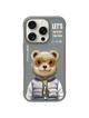 NIMMY futerał COOL&CUTE 2.0 Bear do IPHONE 16 Pro Max szary