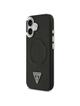GUESS futerał do IPHONE 17 kompatybilny z MagSafe GUHMP17SPSDTSCMK (PU W/ Triangle Logo) czarny