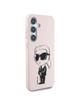 KARL LAGERFELD futerał do SAMSUNG S25 KLHMS25SPNYKGRTP (Magnetic Silicone Graffiti Ikonik) różowy