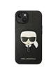 KARL LAGERFELD futerał do IPHONE 14 Plus KLHCP14MSAPKHK (Saffiano With Karl Head Patch) czarny