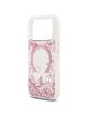 GUESS futerał do IPHONE 17 Pro kompatybilny z MagSafe GUHMP17LRGRGEP (Resin Bottom Glitter) różowy
