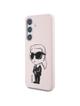KARL LAGERFELD futerał do SAMSUNG S25 KLHMS25SPNYKGRTP (Magnetic Silicone Graffiti Ikonik) różowy