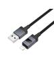 Kabel USB A do Lightning Hoco 2,4A z wyświetlaczem 1 m X118 czarny
