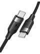 Kabel USB C do USB C VEGER PD 5A 100W 1,5 m CC02 czarny