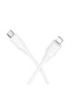 Kabel USB C do Lightning Hoco 27W silikonowy 1 m X124 biały