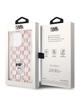 KARL LAGERFELD futerał do IPHONE 15 Pro Max KLHCP15XHNCMKLP (Monogram) różowy