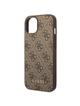 GUESS futerał do IPHONE 14 GUHCP14SG4GFBR (4G Gold Logo) brązowy