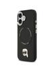 KARL LAGERFELD futerał do IPHONE 17 kompatybilny z MagSafe KLHMP17SPSMLRKLK (PU Karl Pin) czarny