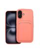Futerał CARD CASE do IPHONE 16 różowy