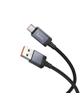 Kabel USB A do USB C Hoco 5A z wyświetlaczem 1 m X118 czarny