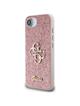 GUESS futerał do IPHONE 16e (SE 4 2025) GUHCPSE4HG4SGP (Fixed Glitter Big 4G) różowy