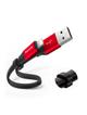 BASEUS kabel USB A do Lightning 2A Nimble CALMBJ-B91 0,23 m czarno czerwony