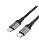Kabel USB C do USB C Hoco PD 60W 1,5 m X121 czarny