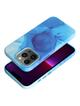Futerał LEATHER MAG COVER kompatybilny z MagSafe do IPHONE 13 Pro blue splash