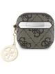 GUESS futerał do APPLE AirPods 4 GUA4P4E4CDW (PU 4G W/ Strass Charm) brązowy