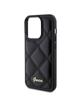 GUESS futerał do IPHONE 15 Pro Max GUHCP15XPSQSQSK (Quilted Metal Logo) czarny