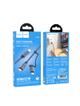 Kabel 2w1 USB C do USB C / Lightning Hoco 1,2 m U134 ciemny niebieski