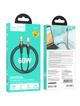 Kabel USB C do USB C Hoco 3A 60W 1,2 m U121 czarny