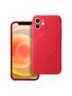 Futerał SILICONE MAG COVER kompatybilny z MagSafe do IPHONE 12 czerwony