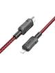 Kabel USB C do Lightning Hoco PD 2,4A 20W 1 m X94 czerwony