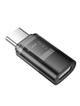 Adapter USB C do Lightning Hoco UA36D transparentny czarny