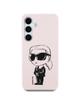 KARL LAGERFELD futerał do SAMSUNG S25 KLHMS25SPNYKGRTP (Magnetic Silicone Graffiti Ikonik) różowy