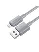 Kabel USB A do Micro USB Hoco 2,4A 1 m X107 szary