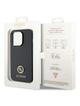 GUESS futerał do IPHONE 15 Pro GUHCP15LPS4DGPK (Strass Metal Logo) czarny
