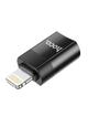 Adapter USB C do Lightning Hoco UA17 czarny