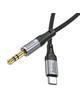 Kabel AUX USB C do Jack 3,5 mm Hoco 1 m UPA26 czarny