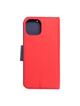Kabura do IPHONE 15 Fancy Book czerwono granatowy