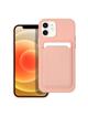 Futerał CARD CASE do IPHONE 12 różowy