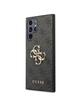 GUESS futerał do SAMSUNG S24 Ultra GUHCS24L4GMGGR (Leather 4G Metal Logo) czarny