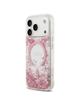 GUESS futerał do IPHONE 17 Pro kompatybilny z MagSafe GUHMP17LRGRGEP (Resin Bottom Glitter) różowy
